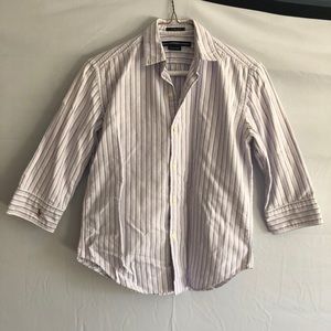 Striped button up shirt